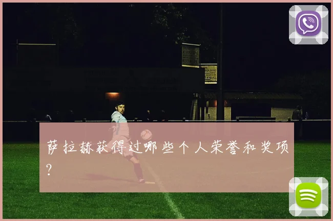 萨拉赫获得过哪些个人荣誉和奖项?